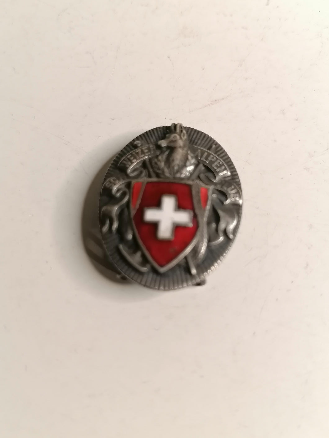 Broche émaillé club alpin Suisse 